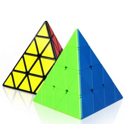 Qiyi 4x4x4 Pyraminx Speed Cube Professional QIYI Pyramid 4x4 Magic Cubes Puzzle Stickerless Children Education Gift Toys Brain Teasers