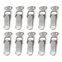 New 10 Pcs Suitcase Chest Tool Box Locking A05 Spring Loaded Buckle Toggle Latch Hasp Lock Durable Practical Hardware Parts