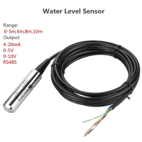 4-20mA 0-5V 0-10V Liquid Level Sensor เครื่องส่งสัญญาณถังเก็บน้ำความดัน Hydrostatic Level Sensor Converter 2M 5M 10M