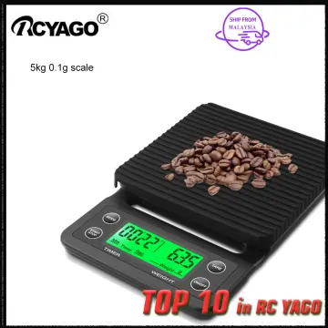 Kitchen Scales Drip Coffee Scale with Timer LCD Display 3kg/5kg 0.1g High  Precision Digital Electronic Scales Measuring Tools - AliExpress