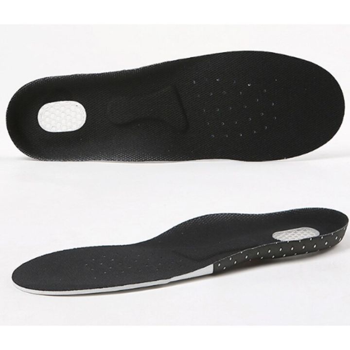 พื้นในรองเท้าซิลิโคนแบบตัดได้สำหรับผู้ชายผู้หญิงอุปกรณ์พยุงแบบโค้งสำหรับของขวัญของขวัญวิ่งนุ่ม-insole-memory-foam-แผ่นรอง