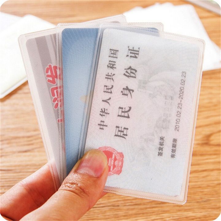 whth-ซองใส่บัตรพีวีซี-10ชิ้น