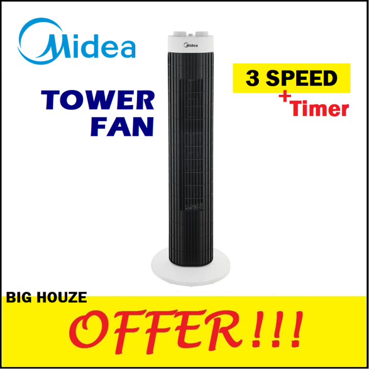 Midea Tower Fan MTF-101K 3 Speed with Timer MTF101K | Lazada