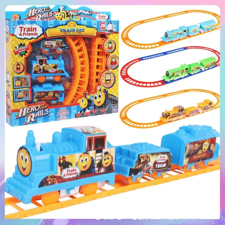 Kids Electric Diy Track Train Toy Set Puzzle Assembly Track Toys for ...