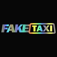 【CC】 40547  Die-Cut Vinyl Decal FAKE TAXI Car Sticker on Rear Window