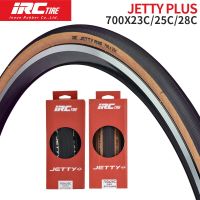 IRC JETTY PLUS ยางจักรยานเสือหมอบ3c/25C/28C 60TPI น้ำหนักเบาพิเศษ700C ยางล้อจักรยานพับสำหรับขี่บนถนนขอบสีน้ำตาลขี่จักรยานสีดำ