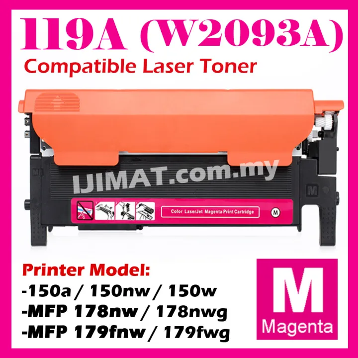 Magenta Compatible Colour Laser Toner A W A W A W A W A Comaptible With Hp