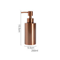 Rose Gold Metal Storage Bottle Scandinavian Bath Shampoo Sub-bottles Chic Kitchen Detergent Soap Dispenser 250ml 350ml 550ml