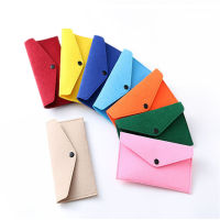 【cw】 Factory Wholesale Candy Color Felt Cell Phone Storage Bag Phone Case Change Coin Wallet Buggy Bag ！