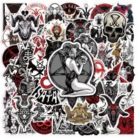 【YF】✥◘❀  10/50pcs Gothic Horror Demon Satan Graffiti Stickers Pack Laptop Scrapbooking Notebook Removable Decoration Decal