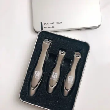 Ready Stock German Zwilling Nail clipper set high-end fingernail clipper  multi-function three piece set