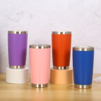 ﹍ Car Travel Thermal Mug Beer Cups Stainless Steel Thermos for Tea Coffee Water Bottle Vacuum Insulated Leakproof Lid Drinkware