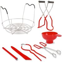 Canning Kit - 7-Piece Canning Supplies Set, Canning Tongs Non-Slip Canning Set