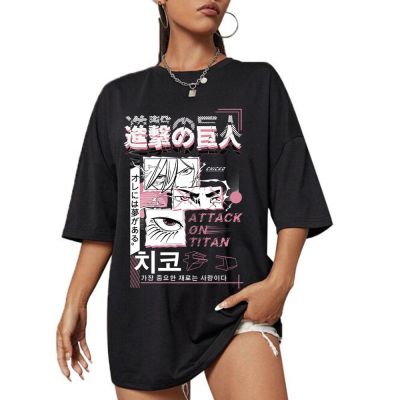 Attack On Titan Tshirt Women Oversized Gift