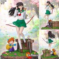 Figure ฟิกเกอร์ Fire Phenix Studio จากการ์ตูนเรื่อง Inuyasha The Final Act อินุยาฉะ เทพอสูรจิ้งจอกเงิน Kagome Higurashi คาโกเมะ ฮิกุราชิ 1/7 ชุดนักเรียน งานปั้น High School Uniform Resin Statue โมเดล การ์ตูน Complete Figure Model Cartoon Anime Hobby