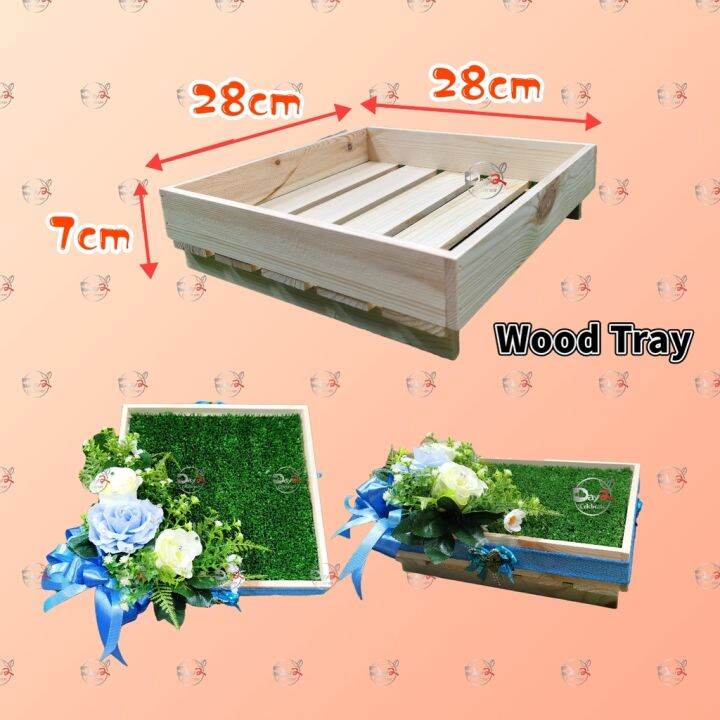 Dulang Kayu / Wooden Tray / Dulang Hantaran Perkahwinan / Dulang Pallet ...