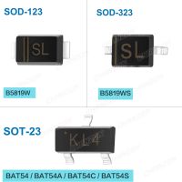 Holiday Discounts B5819W B5819WS BAT54 BAT54A BAT54C BAT54S SMD Schottky Barrier Rectifier Diode Marking SL KL1 KL2 KL3 KL4 200Ma 1A 30V 40V