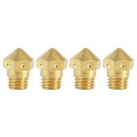 3D Printer Extruder Accessories Mk10 Threaded Brass Nozzle 1.75/0.4Mm for Wanhao I3 Plus