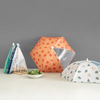 New Umbrella-shaped Foldable Heat Preservation Meal Cover Kitchen Hangable Dust-proof and Anti-fly Food Cover for Dining Table