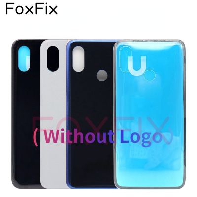 เคสกระจกด้านหลัง Foxfix สำหรับแผงกระจกหลัง Mi 8ฝาหลังปิดโทรศัพท์เคสพร้อมอะไหล่กล้องถ่ายรูป + สติกเกอร์กาว