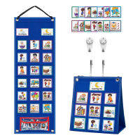 2 in 1 Visual Schedule Chart For Kids Daily Chore Chart Week Schedule For Home School With Routine Cards