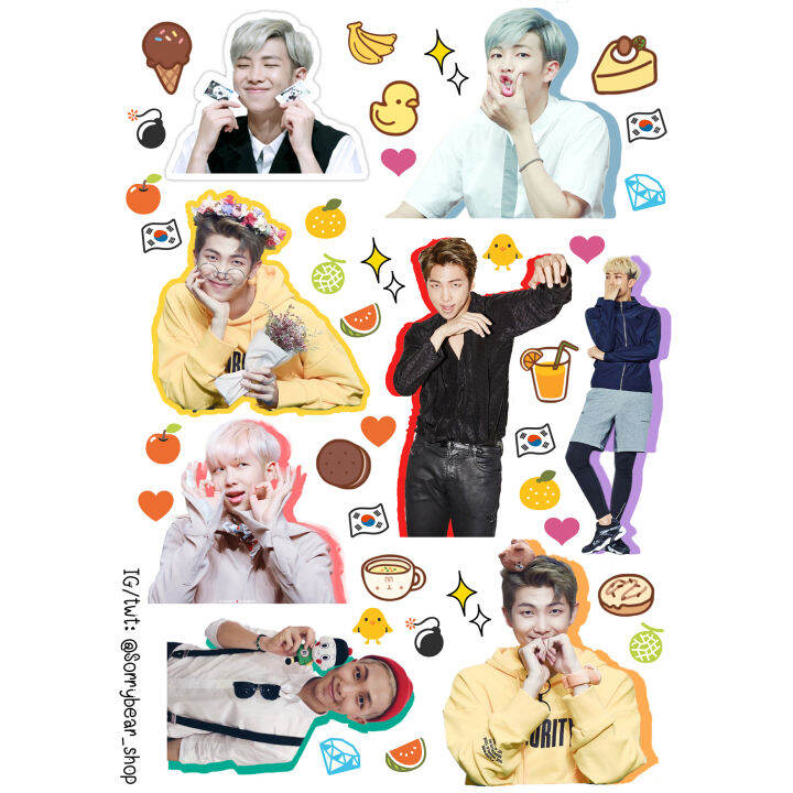 bts-sticker-die-cut-สติ๊กเกอร์-bts-ไดคัท-กันน้ำ-เรซิ่น