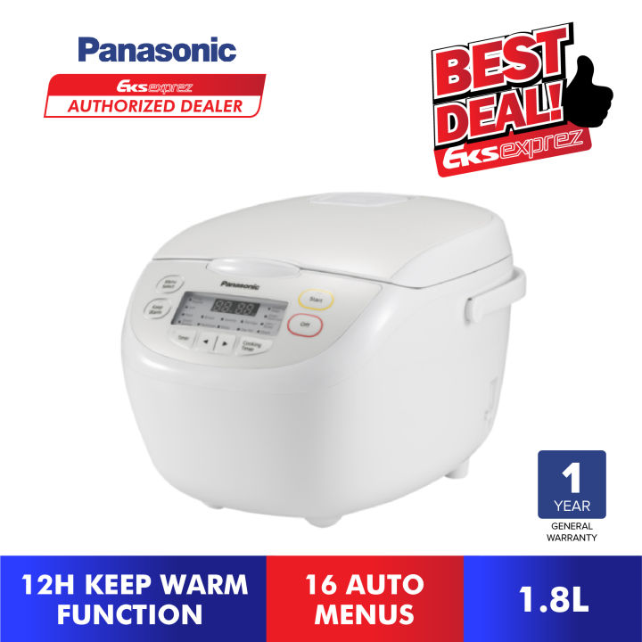 Panasonic Microcomputer Jar Rice Cooker (1.8L) SR-CN188WSK | Lazada