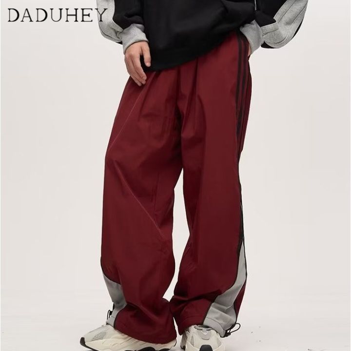 daduhey-mens-casual-pants-loose-straight-sweatpants-fashion-striped-ankle-tied-sports-pants