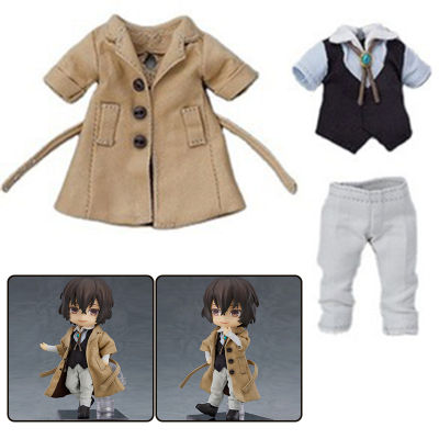 Bungou Stray Dogs Figure Anime Osamu Dazai Nendoroid Doll Action ToyBirthday Christmas GiftBungou Stray Dogs FigureAnime Osamu Dazai Nendoroid Doll, Action Toy ,with Removable Clothes Set