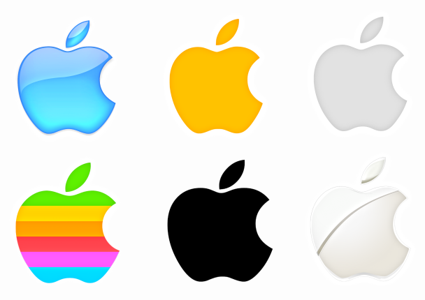 STICKER hình dán logo APPLE, dán Macbook hình dán xe, dán laptop ...