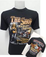 เสื้อยืดฮาเลย์ Harley-Davidson ผ้าบาง50 ผ้ามุ้ง ผ้าบางใส่สบาย สไตล์วินเทจ ป้ายVintage 3D EMBLEM [ S M L XL ]