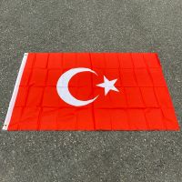 aerlxembrae  flag TURKEY FLAG 3FT X 5FT FLAGS TURKISH 90x150cm Hanging National flag Turkey Wires  Leads Adapters