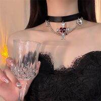OCTO VITA original black-hearted evil girl series love belt clavicle chain choker collar for women Yue Yue same style