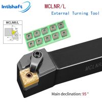 Intlshaft MCLNR1616 MCLNR2020 MCLNR2525 External Triangul Turning Tool Holder CNMG Carbide Inserts Lathe Cutting Tools Set