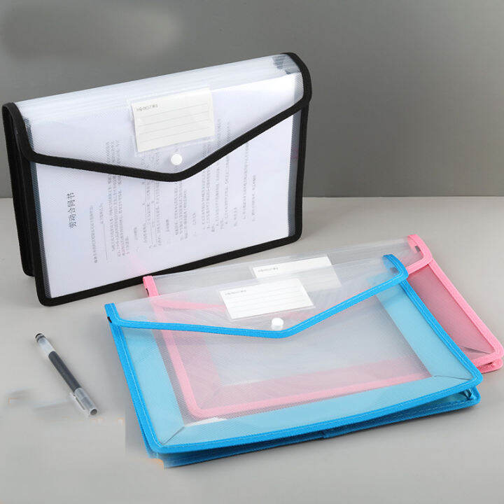 pp-material-file-bag-three-dimensional-snap-pockets-transparent-document-bag-large-capacity-student-file-bag-horizontal-stereo-file-bag