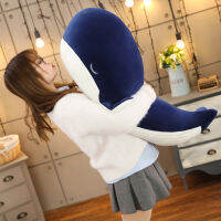 25-85ซม. Great Blue Sea Fish Big Blue Whale ตุ๊กตาตุ๊กตาจำลองสัตว์หมอนโซฟาเบาะเด็กวันเกิด Gift