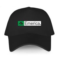 Fashion Mens Baseball Cap Creative Printed Emerica - Skateboard Vinatge Mens Shirt Black White Cotton Fishing Sun-Proof Hats