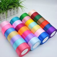 22mters 5cm Silk Satin Ribbon Wedding Party Christmas Ribbon Flowers Gifts Decorated DIY Apparel Sewing Fabric head hair bow Gift Wrapping  Bags