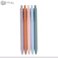 YTSKY ปากกาหมึกเติมสำหรับเครื่องเขียนนักเรียนปากกาตลก0.5มม.,ปากกาหมึกดำขนาดเล็กปากกามาการองปากกาเซ็นชื่อปากกาปากกาหมึกเจลด้วยมือ