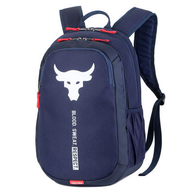 TOP☆Under Armour _UA Unisex Sports Lightweight Backpack Fitness Training Bag Computer Bag Student Curry Backpack