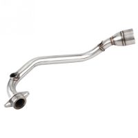 For Yamaha SMAX 2015 2016 2017 2018 Motorcycle Stainless Steel Front Exhaust Middle Link Connect Pipe Header Motorcycle Exhaust