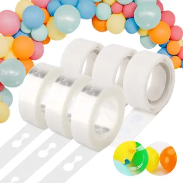 100 Pcs Balloon Glue Point Removable Adhesive Dots Double Sided