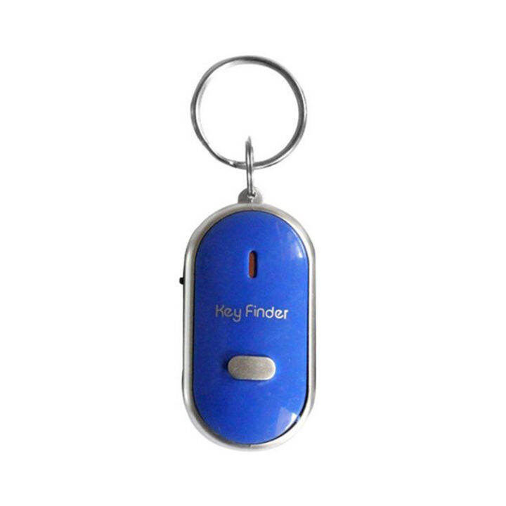 M&H Smart Key Finder Antilost Whistle Sensors Keychain Tracker LED