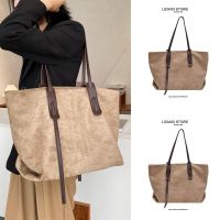 Large-capacity commuting summer big bag women 2023 new high-end frosted niche design shoulder tote bag 【BYUE】