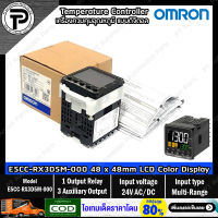 เครื่องควบคุมอุณหภูมิแบบดิจิตอล OMRON E5CC-RX3D5M-000 Digital Temperature Controller 1x Output Relay, 3x Auxiliary Output, 24VAC/DC, Multi-Range, Size 48×48mm, Ver.2.1 E5CC Series