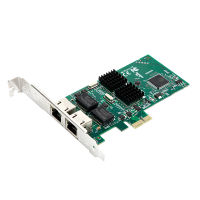 DIEWU Dual Port 1000Mbps การ์ดเครือข่าย PCIe 1x Gigabit Server Adapter In82540 Chipest