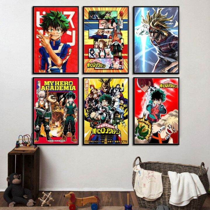 ญี่ปุ่นอะนิเมะ-my-hero-academia-boku-no-hero-academia-ภาพวาด-art-wall-ตกแต่งบ้านห้องเด็กคุณภาพภาพโปสเตอร์ผ้าใบ-a1-295