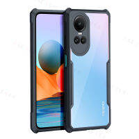 อะคริลิคใสเคสสำหรับ OPPO Reno 10 5G/10 Pro 5G/10 Pro Plus/10 Pro + 5G เคสพีซีโทรศัพท์ + T1-42ฝาครอบป้องกันเคส TPU กันตกแบบใสกันกระแทก