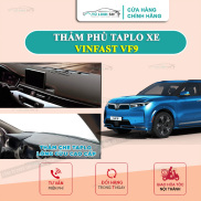 Thảm Taplo Vinfast VF9 bằng lông Cừu 3 lớp hoặc Da Cacbon