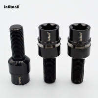 Jntitanti Gr.5 ไทเทเนียมล้อ PCD สกรูโบลต์ M14*1.5*28-45mm Torx พร้อมแหวนรองฟรีและกุญแจรถ Mercedes-Benz Maybach-lihanrui